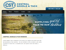 Tablet Screenshot of centralsaddleandtack.com